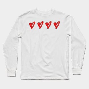 Love hearts Long Sleeve T-Shirt